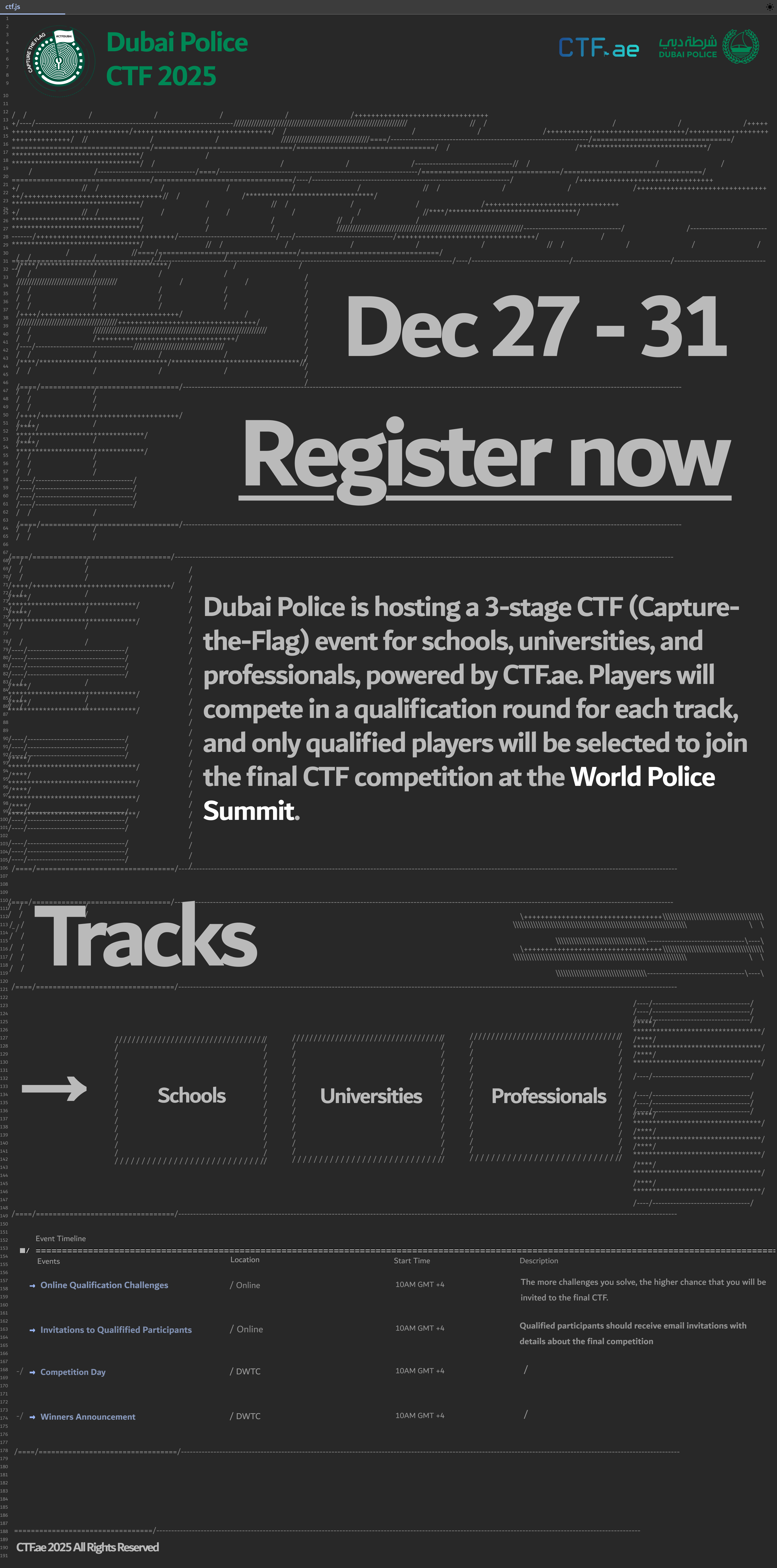 Dubai Police | CTF.ae detail