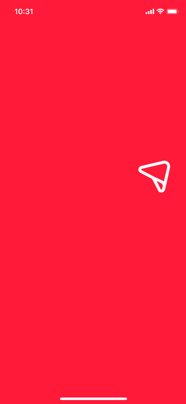 GSAP based bottom search bar